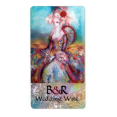 MADAME POMPADOUR MONOGRAM Weddenwijn Etiket (Voorkant)