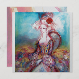 MADAME POMPADOUR Silver Metallic Kaart