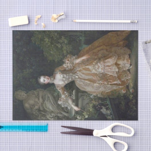 Madame Pompadour van Francois Boucher Tissuepapier (Craft)