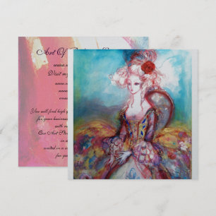 MADAME POMPADOUR Zilver Metaal Kaart