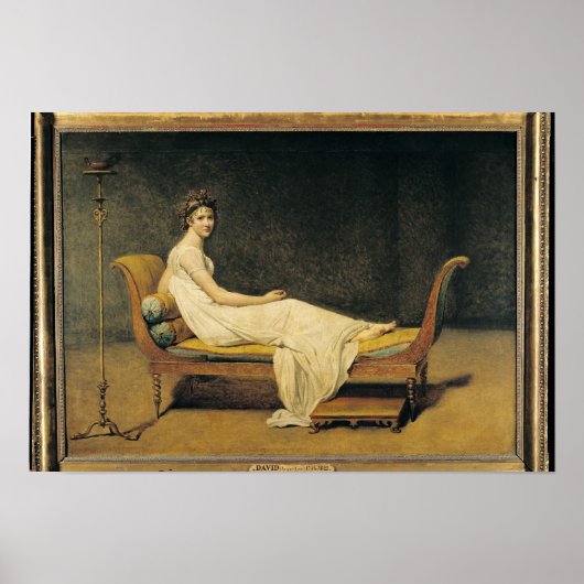 Madame Recamier, 1800 Poster (Voorkant)