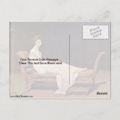 Madame Recamier-Portrait.Foto van Jacques-Louis Da Briefkaart (Achterkant)