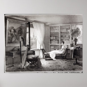 Madame Recamier van de Abbaye-aux-Bois Poster