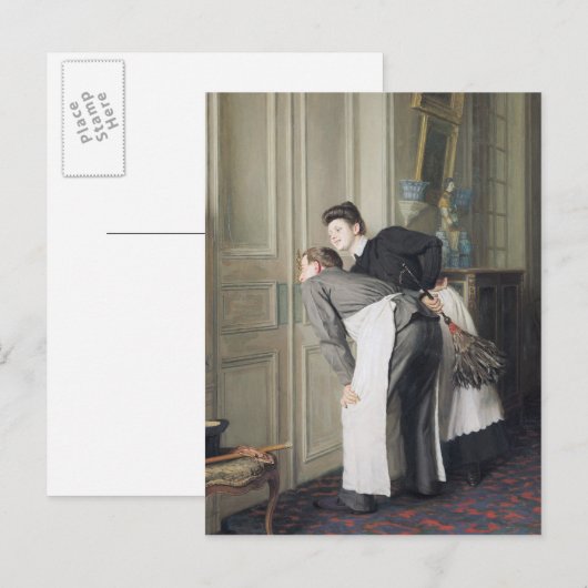 Madame Recoit, 1908 Briefkaart (Voorkant / Achterkant)