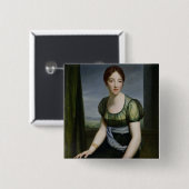 Madame Regnault de Saint-Jean d'Angely Vierkante Button 5,1 Cm (Voorkant /achterkant)