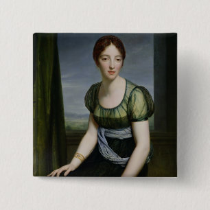 Madame Regnault de Saint-Jean d'Angely Vierkante Button 5,1 Cm