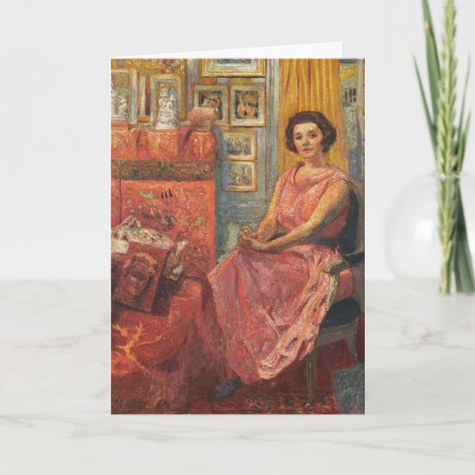 Madame Reine Bénard | Édouard Vuillard Kaart (Voorkant)