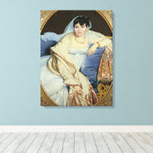 Madame Riviere nee Marie Francoise Jacquette Canvas Afdruk (Insitu (Houten vloer))