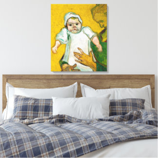 Madame Roulin en haar baby Canvas Afdruk