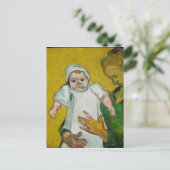 Madame Roulin met Baby van Vincent Van Gogh Briefkaart (Staand voorkant)