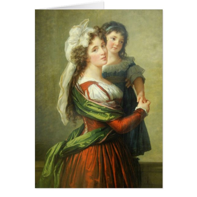 Madame Rousseau en haar dochter (Voorkant)