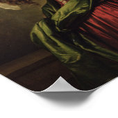 Madame Rousseau en haar dochter, 1789 Poster (Hoek)