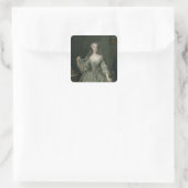 Madame Sophie de France als Vestal Virgin Vierkante Sticker (Tas)