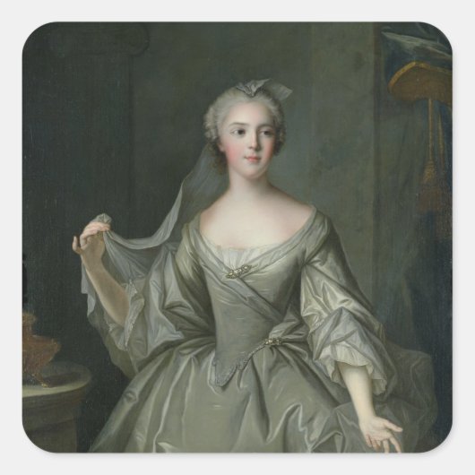 Madame Sophie de France als Vestal Virgin Vierkante Sticker (Voorkant)