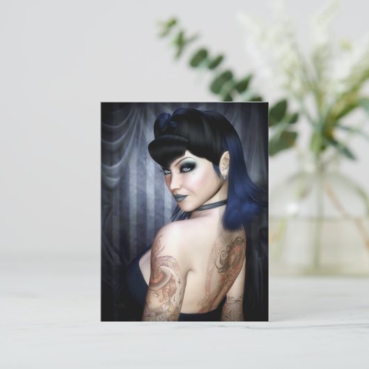 Madame Sophie Vampire Queen Briefkaart (Staand voorkant)