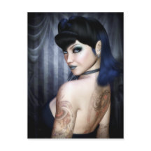 Madame Sophie Vampire Queen Briefkaart