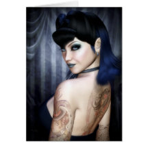 Madame Sophie Vampire Queen Greeting/Note Card