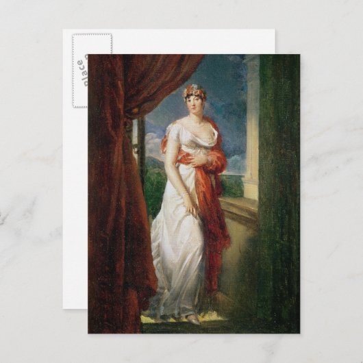 Madame Tallien Briefkaart (Voorkant / Achterkant)