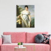 Madame Tallien Canvas Afdruk (Insitu (Woonkamer))