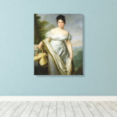 Madame Tallien Canvas Afdruk (Insitu (Houten vloer))