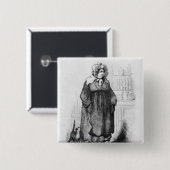 Madame Vauquer Vierkante Button 5,1 Cm (Voorkant /achterkant)