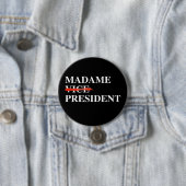 Madame Vice President Ronde Button 7,6 Cm (In situ)