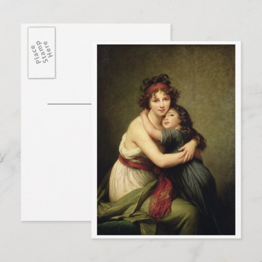 Madame Vigee-Lebrun en haar dochter Daughter Briefkaart (Voorkant / Achterkant)