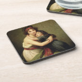Madame Vigee-Lebrun en haar dochter Daughter Drankjes Onderzetter (Linkerzijde)