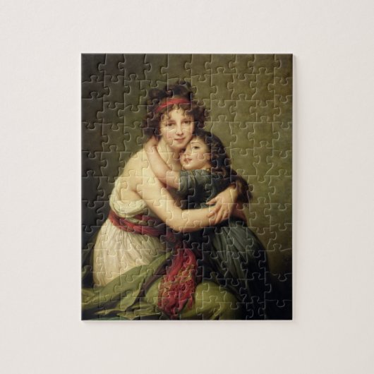 Madame Vigee-Lebrun en haar dochter Daughter Legpuzzel (Verticaal)