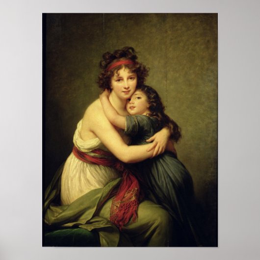 Madame Vigee-Lebrun en haar dochter Daughter Poster (Voorkant)