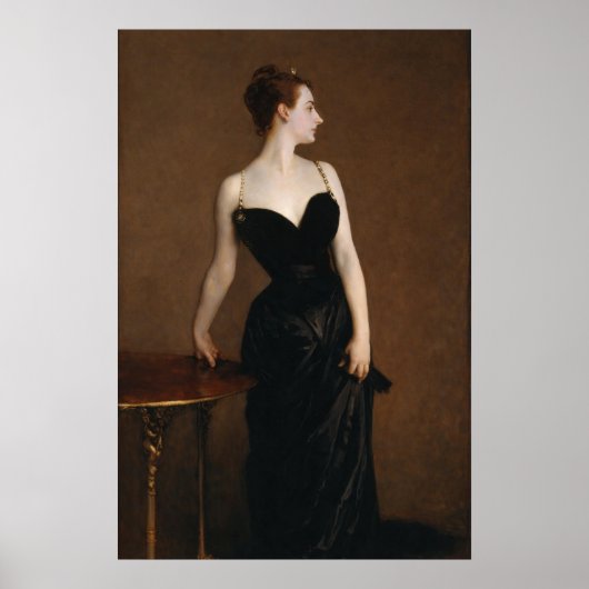 Madame X by John Singer Sargent Poster (Voorkant)