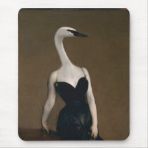 Madame X heeft een Swanlike Neck Mousepad
