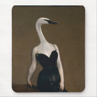 Madame X heeft een Swanlike Neck Mousepad Muismat