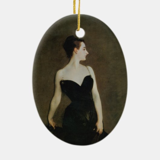 Madame X Keramisch Ornament (Achterkant)