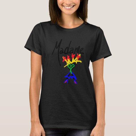 Madame X Rebel Pride Rainbow Queen T-shirt (Voorkant)