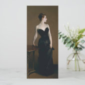 Madame X van John Singer Sargent (Staand voorkant)