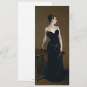 Madame X van John Singer Sargent (Voorkant / Achterkant)