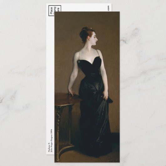 Madame X van John Singer Sargent (Voorkant / Achterkant)