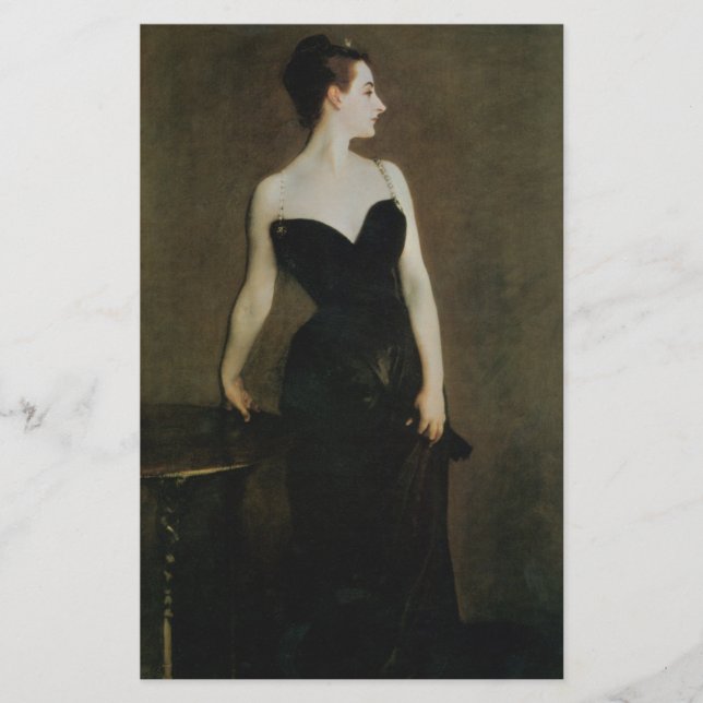 Madame X van John Singer Sargent (Voorkant)