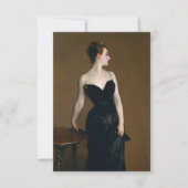 Madame X van John Singer Sargent Bedankkaart (Voorkant)