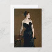 Madame X van John Singer Sargent Bedankkaart (Voorkant / Achterkant)
