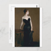 Madame X van John Singer Sargent Briefkaart (Voorkant / Achterkant)