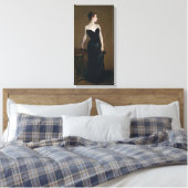 Madame X van John Singer Sargent Canvas Afdruk (Insitu (Slaapkamer))