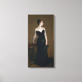Madame X van John Singer Sargent Canvas Afdruk (Voorkant)