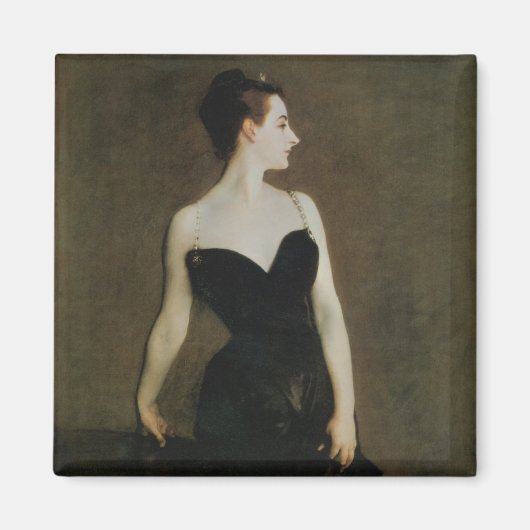 Madame X van John Singer Sargent Magneet (Voorkant)