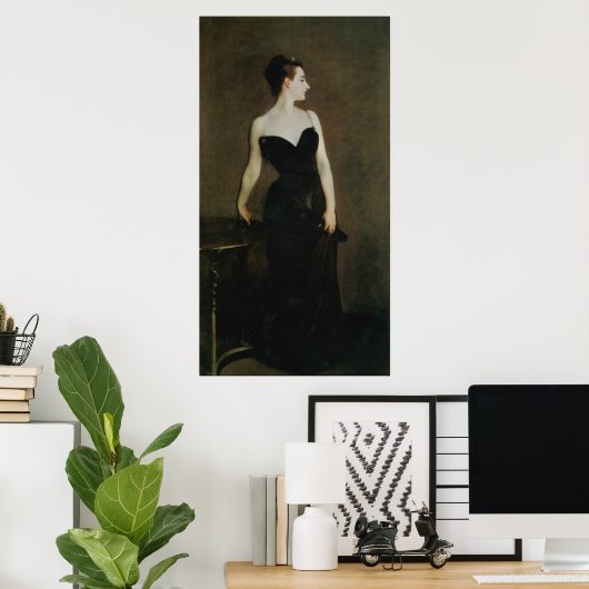 Madame X van John Singer Sargent Poster (Thuiskantoor)
