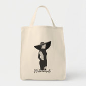 Madamemoiselle illustratie tote bag (Voorkant)