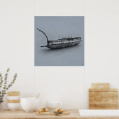 Madang Kano Archief Tekening Print (Keuken)