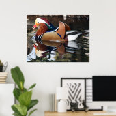 Madarin Duck Poster (Thuiskantoor)