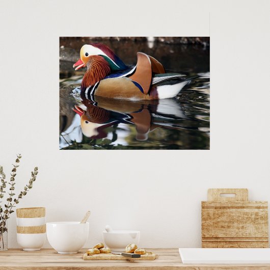 Madarin Duck Poster (Keuken)